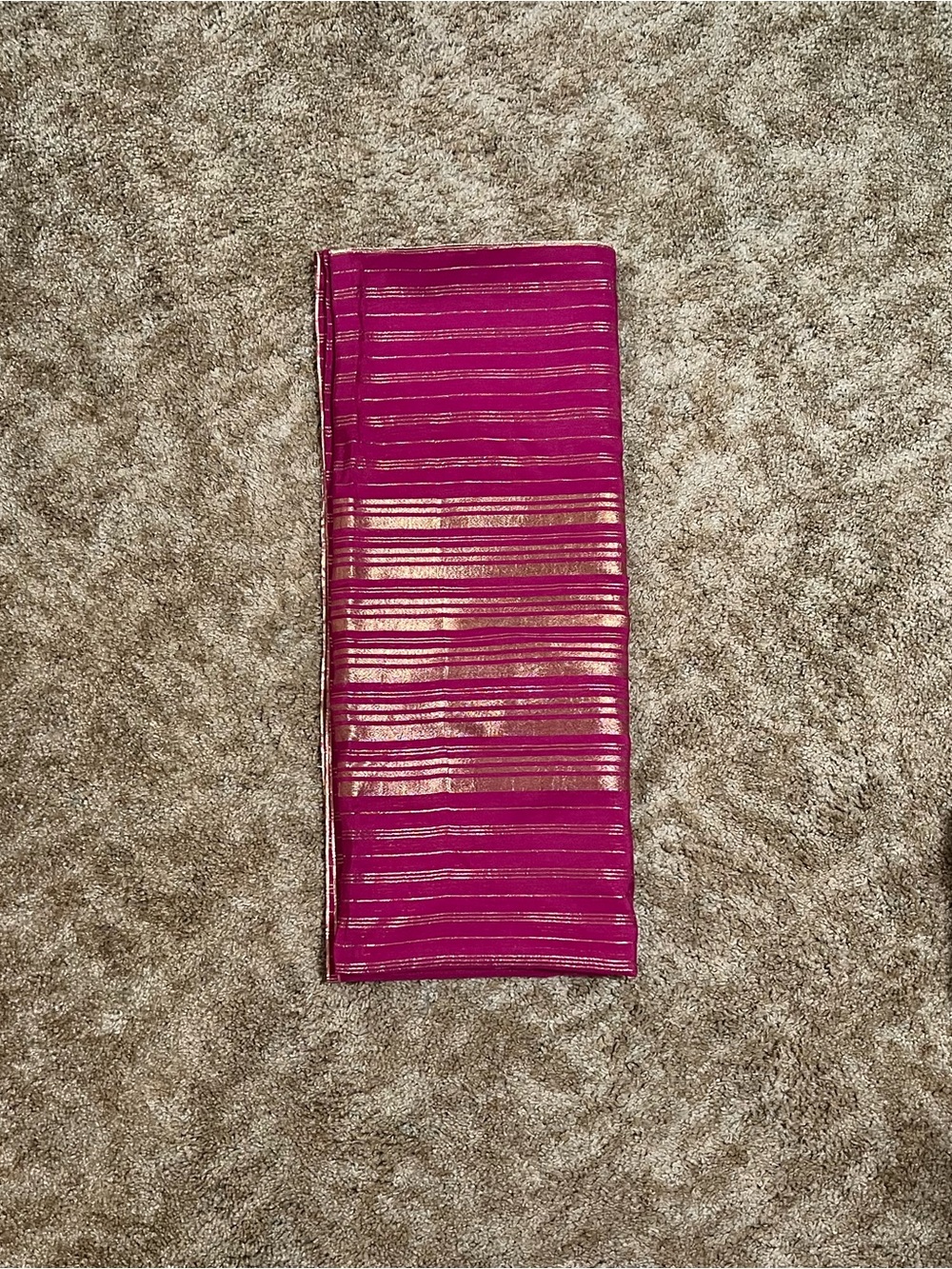 Magenta and Gold Dupatta